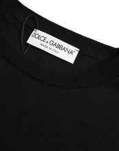 Load image into Gallery viewer, Dolce &amp; Gabbana Black Wool Round Neck Pullover Sweater
