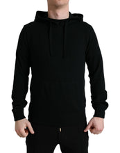 Load image into Gallery viewer, Dolce &amp; Gabbana Black Cashmere Hooded Pullover Sweater
