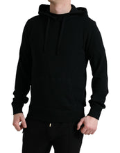 Load image into Gallery viewer, Dolce &amp; Gabbana Black Cashmere Hooded Pullover Sweater
