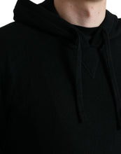 Load image into Gallery viewer, Dolce &amp; Gabbana Black Cashmere Hooded Pullover Sweater
