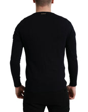 Load image into Gallery viewer, Dolce &amp; Gabbana Blue Cotton Round Neck Pullover Sweater
