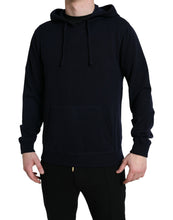 Load image into Gallery viewer, Dolce &amp; Gabbana Blue Cashmere Hooded Pullover Sweater
