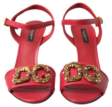 Load image into Gallery viewer, Dolce &amp; Gabbana Red Stiletto Sandal Heels
