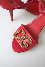 Load image into Gallery viewer, Dolce &amp; Gabbana Red Stiletto Sandal Heels
