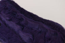 Load image into Gallery viewer, Dolce &amp; Gabbana Plush Purple Sheep Fur Loafers
