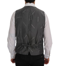 Load image into Gallery viewer, Dolce &amp; Gabbana Elegant Striped Gray Waistcoat Vest
