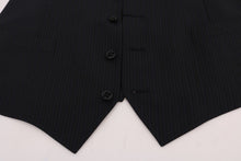 Load image into Gallery viewer, Dolce &amp; Gabbana Sleek Striped Wool Blend Waistcoat Vest
