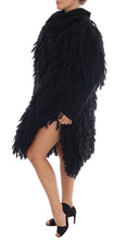 Load image into Gallery viewer, Dolce &amp; Gabbana Elegant Black Fringed Wool-Cashmere Sweater
