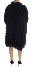 Load image into Gallery viewer, Dolce &amp; Gabbana Elegant Black Fringed Wool-Cashmere Sweater
