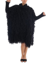 Load image into Gallery viewer, Dolce &amp; Gabbana Elegant Black Fringed Wool-Cashmere Sweater
