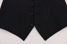 Load image into Gallery viewer, Dolce &amp; Gabbana Elegant Striped Wool Blend Vest Waistcoat
