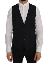 Load image into Gallery viewer, Dolce &amp; Gabbana Elegant Striped Wool Blend Vest Waistcoat
