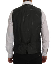 Load image into Gallery viewer, Dolce &amp; Gabbana Elegant Gray Striped Single Breasted Vest
