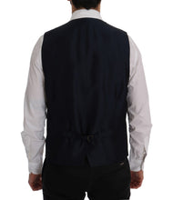 Load image into Gallery viewer, Dolce &amp; Gabbana Elegant Blue Striped Waistcoat Vest
