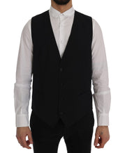 Load image into Gallery viewer, Dolce &amp; Gabbana Elegant Blue Striped Waistcoat Vest
