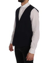 Load image into Gallery viewer, Dolce &amp; Gabbana Elegant Striped Wool Blend Waistcoat Vest
