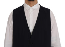 Load image into Gallery viewer, Dolce &amp; Gabbana Elegant Striped Wool Blend Waistcoat Vest
