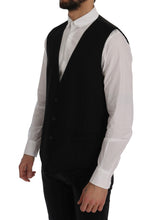 Load image into Gallery viewer, Dolce &amp; Gabbana Elegant Striped Wool Blend Waistcoat Vest
