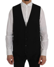 Load image into Gallery viewer, Dolce &amp; Gabbana Elegant Striped Wool Blend Waistcoat Vest
