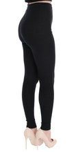 Load image into Gallery viewer, Dolce &amp; Gabbana Elegant High-Waist Wool Tights Pants in Dark Gray
