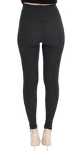 Load image into Gallery viewer, Dolce &amp; Gabbana Elegant Gray High-Waist Wool Tights Pants
