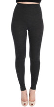 Load image into Gallery viewer, Dolce &amp; Gabbana Elegant Gray High-Waist Wool Tights Pants
