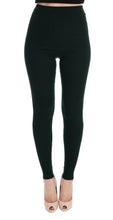 Load image into Gallery viewer, Dolce &amp; Gabbana Elegant High Waist Green Wool Tights
