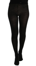 Load image into Gallery viewer, Dolce &amp; Gabbana Elegant Gray High-Waist Stretch Tights Pants
