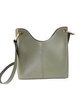 Load image into Gallery viewer, Michael Kors Joan Large Perforated Suede Leather Slouchy Messenger Handbag (Army Green)
