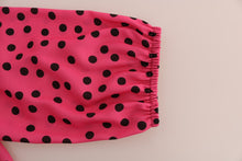 Load image into Gallery viewer, Dolce &amp; Gabbana Chic Pink Polka Dotted Silk Blouse
