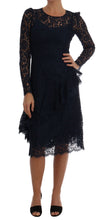 Load image into Gallery viewer, Dolce &amp; Gabbana Elegant Floral Lace A-Line Dress
