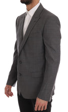 Load image into Gallery viewer, Dolce &amp; Gabbana Sleek Gray Checkered Wool Blazer
