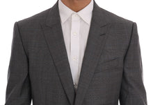 Load image into Gallery viewer, Dolce &amp; Gabbana Sleek Gray Checkered Wool Blazer
