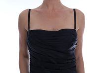 Load image into Gallery viewer, Dolce &amp; Gabbana Elegant Silk Stretch Bustier Midi Dress
