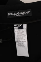 Load image into Gallery viewer, Dolce &amp; Gabbana Elegant High-Waist Ankle Pants with Gold Detailing
