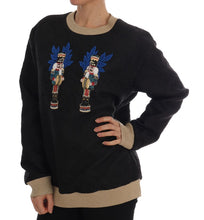 Load image into Gallery viewer, Dolce &amp; Gabbana Enchanted Sequined Black Brocade Sweater
