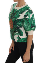 Load image into Gallery viewer, Dolce &amp; Gabbana Tropical Sequined Sweater - Lush Greenery Edition
