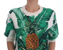 Load image into Gallery viewer, Dolce &amp; Gabbana Tropical Sequined Sweater - Lush Greenery Edition
