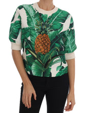 Load image into Gallery viewer, Dolce &amp; Gabbana Tropical Sequined Sweater - Lush Greenery Edition
