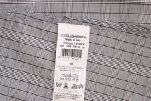 Load image into Gallery viewer, Dolce &amp; Gabbana Elegant Gray Checkered Slim Fit Casual Shirt
