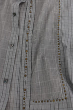 Load image into Gallery viewer, Dolce &amp; Gabbana Elegant Gray Checkered Slim Fit Casual Shirt
