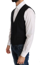 Load image into Gallery viewer, Dolce &amp; Gabbana Elegant Slim Fit Formal Vest in Black
