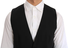 Load image into Gallery viewer, Dolce &amp; Gabbana Elegant Slim Fit Formal Vest in Black
