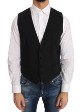 Load image into Gallery viewer, Dolce &amp; Gabbana Elegant Slim Fit Formal Vest in Black
