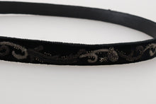 Load image into Gallery viewer, Dolce &amp; Gabbana Elegant Black Cotton-Leather Men&#39;s Belt
