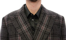 Load image into Gallery viewer, Dolce &amp; Gabbana Sicilia Checkered Wool Blend Coat
