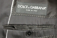 Load image into Gallery viewer, Dolce &amp; Gabbana Elegant Black Striped Wool-Silk Blend Suit
