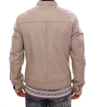 Load image into Gallery viewer, Dolce &amp; Gabbana Elegant Beige Leather Lambskin Jacket
