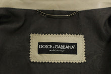 Load image into Gallery viewer, Dolce &amp; Gabbana Elegant Beige Leather Lambskin Jacket
