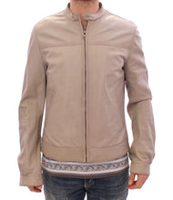 Load image into Gallery viewer, Dolce &amp; Gabbana Elegant Beige Leather Lambskin Jacket

